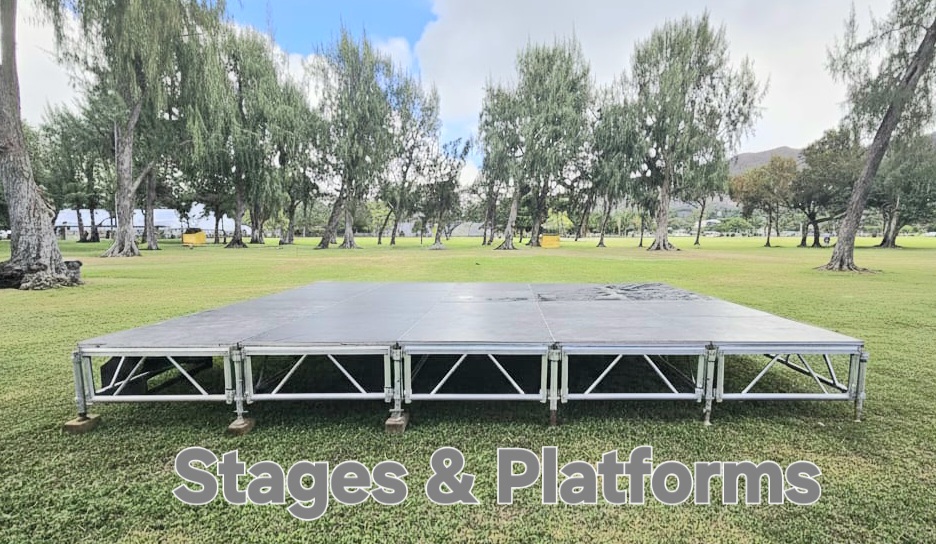 concert stage setup
